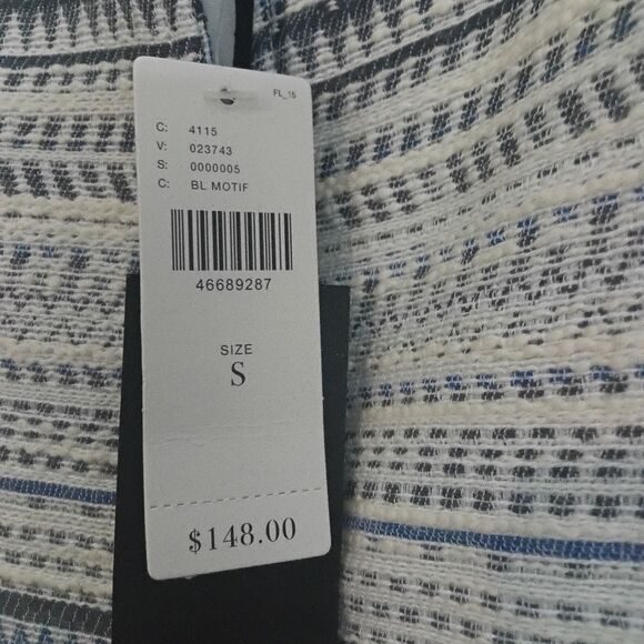 Greylin x Anthropologie NWT Sz. S Tweed Frayed Crop Jacket Blazer MSRP 148 - Picture 6 of 16